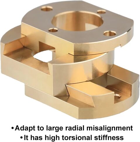 2pcs Brass 1204 Coupling for 12mm Ball Screw Hot Bed Coupler 3D Printer Z Axis Connector in Saudi Arabia