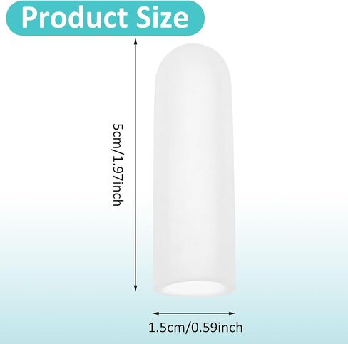 Silicone Finger Cots16 Pcs Finger Protector Caps Support Fingers Toe Sleeves Thumb Protector Fingertips Protective Cushion for Trigger Fingers Hand Eczema Fingertip Cracking Arthritis in Saudi Arabia