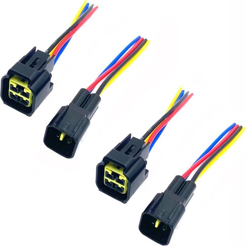 6 Pairs Male Female Quick Disconnect Terminal Connectors,2 Pin Electrical Car Auto Wire Connectors for Boat Truck Marine in Saudi Arabia