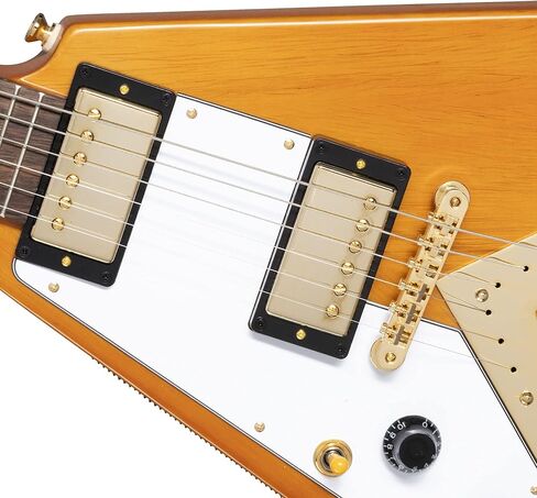 Epiphone 1958 Flying v Lefty ، طبيعية مع Black Pickguard و Hard Case in Kuwait