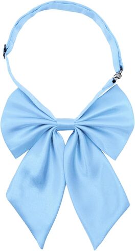 Bow Tie for Women Pre-tied Satin Womens Tie Solid Color Women's Bowknot Bow Tie for Uniform Cosplay Party in Saudi Arabia