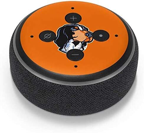 Skinit Decal Audio Skin Compatible with Amazon Echo Dot 3 - Officially Licensed University of Tennessee-Knoxville T Logo on Orange Design in Saudi Arabia