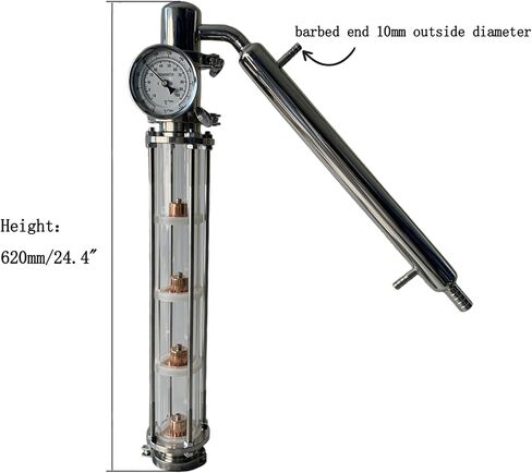 لا يزال الجزر الزجاجي 2 بوصة العمود مع المكثف in Kuwait