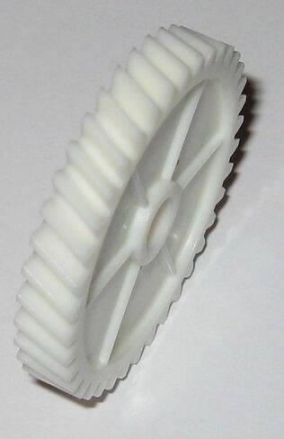 #US Thermoplastic Helical Gear - 6 Mm Round Bore with Slotted Hub - 38 Teeth - 40 Mm in Kuwait
