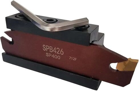 1pc SPB26-4 + 1pc SMBB1626 Grooving Cut-Off Handle + 10pcs SP400 Carbide Grooving Inserts Turning Tools Lathe Tool(No SPB,10PCS SP400_NO SMBB) in Saudi Arabia