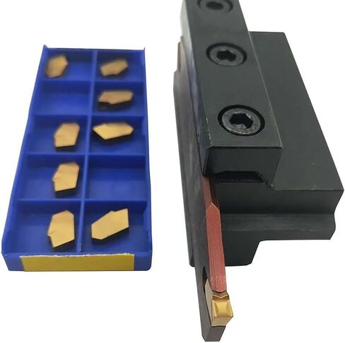 1pc SPB26-4 + 1pc SMBB1626 Grooving Cut-Off Handle + 10pcs SP400 Carbide Grooving Inserts Turning Tools Lathe Tool(No SPB,10PCS SP400_NO SMBB) in Saudi Arabia