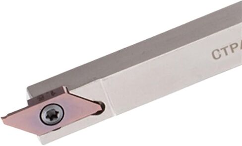CTP CTPA 10mm 12mm Lathe Tool Handle White Nickel Coated Grooving External Shank CTPR10 CTPR12 CTPR16 CTPAR12 CTPAR20(CTPAR12) in Saudi Arabia