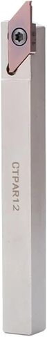 CTP CTPA 10mm 12mm Lathe Tool Handle White Nickel Coated Grooving External Shank CTPR10 CTPR12 CTPR16 CTPAR12 CTPAR20(CTPAR12) in Saudi Arabia