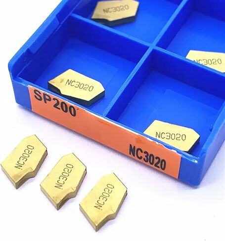 10pcs SP200 SP300 SP400 PC9030 NC3020 NC3030 Carbide Slotted Carbide Serpling and Grooving Tool Tool Tool Tool Tool Tool (SP300 NC3030) in Saudi Arabia