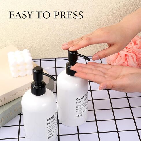 2 Pack 304 Stainless Steel Soap Dispenser Pump Lotion Dispenser Pumps Black Hand Soap Dispensers Pump for Shampoo Bottle Soaps Pumps Replacement for Glass and Plastic Bottles in Saudi Arabia