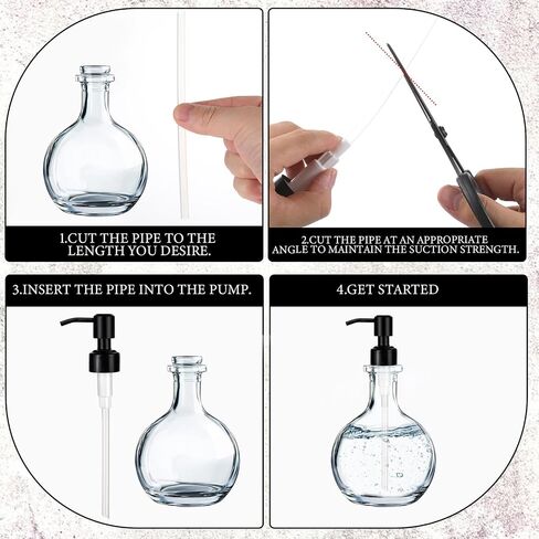 2 Pack 304 Stainless Steel Soap Dispenser Pump Lotion Dispenser Pumps Black Hand Soap Dispensers Pump for Shampoo Bottle Soaps Pumps Replacement for Glass and Plastic Bottles in Saudi Arabia