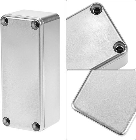 Qwork Aluminium STOMP BOX حاويات ، 5 حزمة 3.64x1.52x1.22 بوصة حاوية دواسة الغيتار ، حالات دواسة الغيتار DIY غير المكتملة in Saudi Arabia
