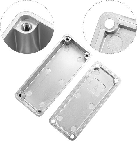 Qwork Aluminium STOMP BOX حاويات ، 5 حزمة 3.64x1.52x1.22 بوصة حاوية دواسة الغيتار ، حالات دواسة الغيتار DIY غير المكتملة in Saudi Arabia
