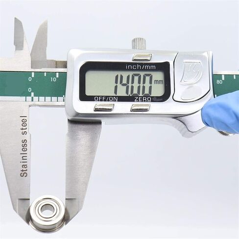 Flanged Bearings SF605ZZ Flange Bearing 5x14x5 mm 10PCS Double Shielded Stainless Steel Flanged Ball Bearings SF605Z F605 DDLF-1450HH SF605 Z ZZ Industrial Products in Kuwait