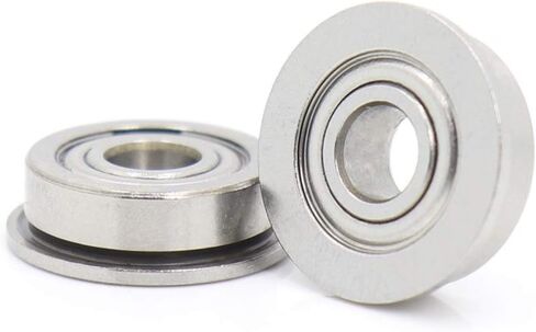 Flanged Bearings SF605ZZ Flange Bearing 5x14x5 mm 10PCS Double Shielded Stainless Steel Flanged Ball Bearings SF605Z F605 DDLF-1450HH SF605 Z ZZ Industrial Products in Kuwait