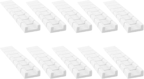 BESPORTBLE 20 Pcs White ABS Furniture Leveling Shims, for Toilet Shims, Doors, Windows, Sheds, Table, 3.74 x 0.78 x 0.31 Inch in Saudi Arabia