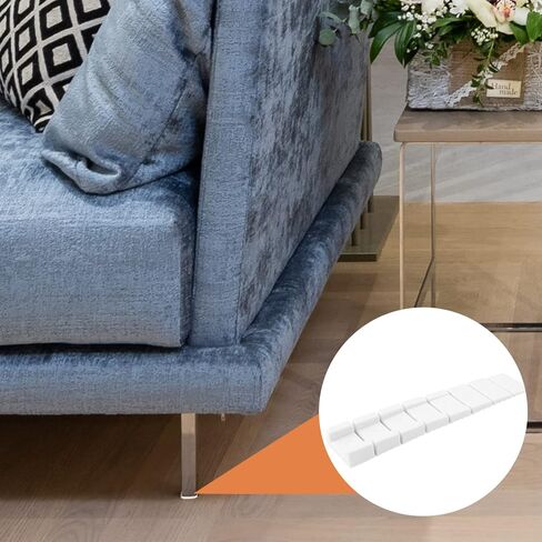 BESPORTBLE 20 Pcs White ABS Furniture Leveling Shims, for Toilet Shims, Doors, Windows, Sheds, Table, 3.74 x 0.78 x 0.31 Inch in Saudi Arabia