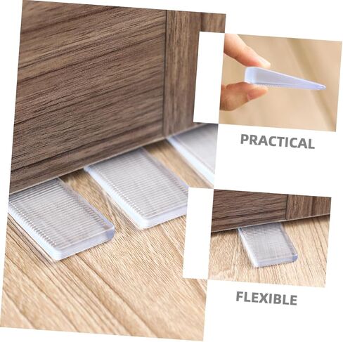 4pcs مستويات الأثاث الشفافة لمستويات الهلام الناعمة لمشاريع DIY لتحقيق الجداول الأرفف الأبواب الأبواب دائمة التسوية للأثاث غير المستقر in Saudi Arabia