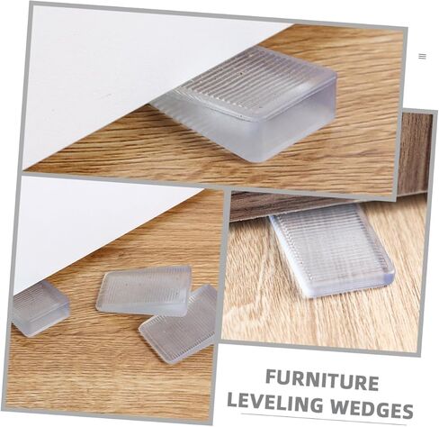 4pcs مستويات الأثاث الشفافة لمستويات الهلام الناعمة لمشاريع DIY لتحقيق الجداول الأرفف الأبواب الأبواب دائمة التسوية للأثاث غير المستقر in Saudi Arabia