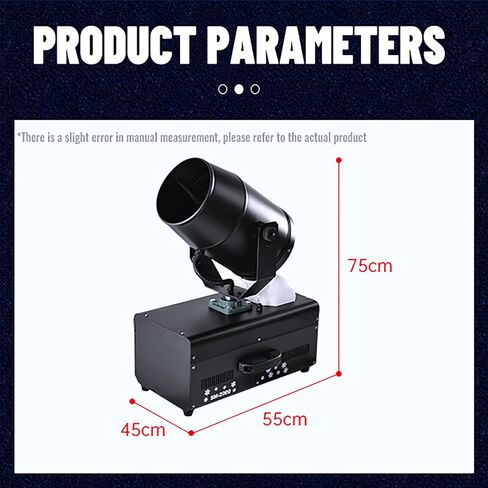 Stage Snow Machine, Professional Portable Snowflake Maker, Snow Effect Machine Remote Control Snowflake Spraying Machine with Remote Control for Stage Effect, Halloween, Christmas, Wedding, Party in Saudi Arabia