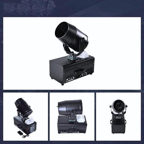 Stage Snow Machine, Professional Portable Snowflake Maker, Snow Effect Machine Remote Control Snowflake Spraying Machine with Remote Control for Stage Effect, Halloween, Christmas, Wedding, Party in Saudi Arabia