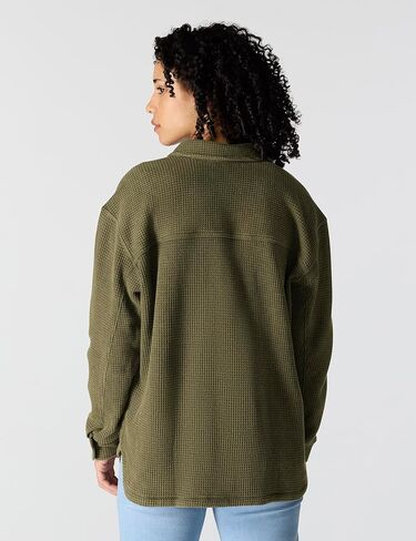 Carhartt Women's Oversized-fit Heavyweight Waffle Knit Shirt in Saudi Arabia