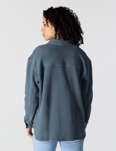 Carhartt Women's Oversized-fit Heavyweight Waffle Knit Shirt in Saudi Arabia