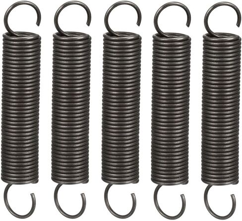 #US 5pcs Spring Steel Small Hook Tension Springs 1.0x10x60mm in Saudi Arabia