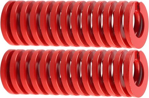 Die Spring, 2pcs Spring OD 30mm ID 15mm Medium Load Die Red (TM30*90mm) in Saudi Arabia