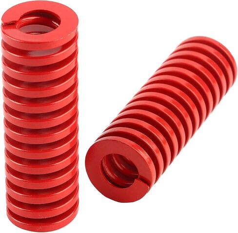Die Spring, 2pcs Spring OD 30mm ID 15mm Medium Load Die Red (TM30*90mm) in Saudi Arabia