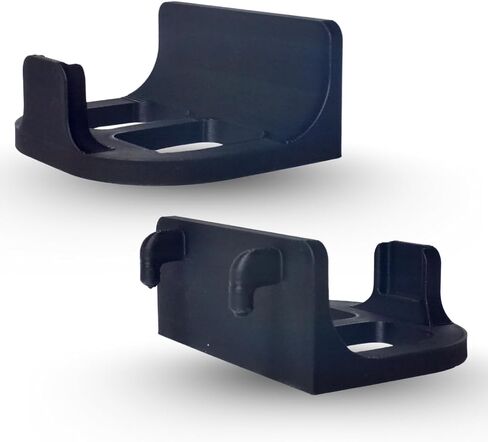 2 Universal Controller Mounts for IKEA Skadis Pegboard, Compatible with Xbox, PlayStation, Nintendo Game Controllers and Game Pads (Black) in Saudi Arabia