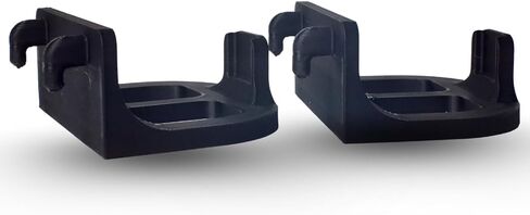 2 Universal Controller Mounts for IKEA Skadis Pegboard, Compatible with Xbox, PlayStation, Nintendo Game Controllers and Game Pads (Black) in Saudi Arabia