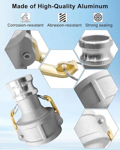 سبيكة الألومنيوم camlocks نوع تركيب استبدال CAM-3020-DA ، 3 "camlocks × 2" الذك in Saudi Arabia
