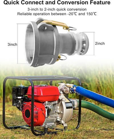 سبيكة الألومنيوم camlocks نوع تركيب استبدال CAM-3020-DA ، 3 "camlocks × 2" الذك in Saudi Arabia