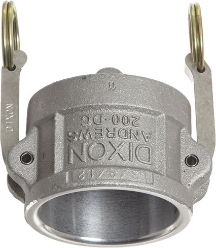 Dixon 500-DC-AL Aluminum 356T6 Type DC Cam and Groove Hose Fitting, Dust Cap, 5" in Saudi Arabia