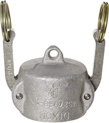 Dixon 500-DC-AL Aluminum 356T6 Type DC Cam and Groove Hose Fitting, Dust Cap, 5" in Saudi Arabia