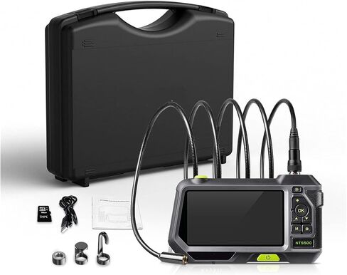Endoscope Camera 5.0MP Auto Focus Endoscope Camera Industrial Pipe Inspection Camera Car Endoscope 5.0 Color Screen1080p Endoscope in Saudi Arabia