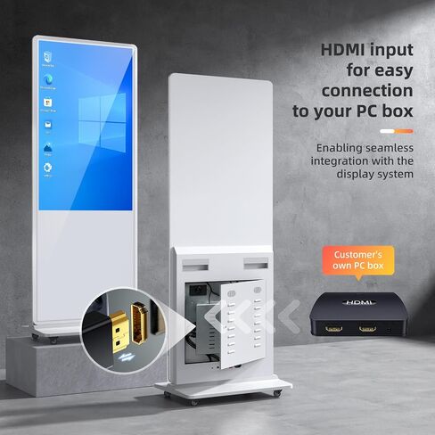 55 '' Signage District Smart Android LCD LCD Sign Kiosk electronic Menu Board Advertising Display Display Screens Monitor HDMI WiFi USB 4K Media Video Player ( in Saudi Arabia