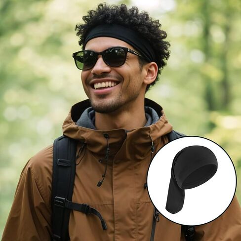 2 PCS DREADLOCK CAP مرنة LOC CAP طويلة الرأس أنبوب الرأس غطاء رأس التفاف نوم غطاء للشعر الكامل ، الرجال إكسسوارات الشعر نساء in Kuwait