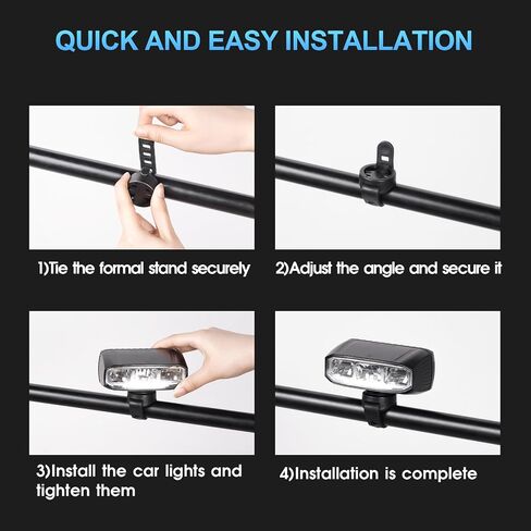 Super Bright LED Bike Light Bar for E-Bike - 1200 Lumens with High/Low Beam, 5 Modes, USB-C Rechargeable, Universal Mount for Mountain/Road Bikes & Out Front Mount in Kuwait