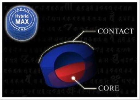 Zan Hybrid MAX Pool Billiard CUE TIP - 1 pc - 8 Layers (13 mm) in Kuwait