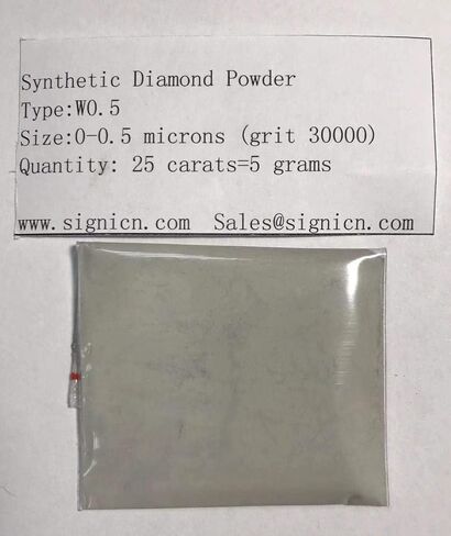 0-0.25 ميكرون 60000 حبيبة الماس مسحوق 25 قيراط = 5 غرام 0.5 DP050 in Kuwait