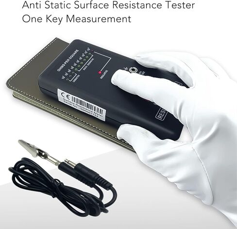 Anti Static Resistance Meter for Surface Resistance Measurement, Precise & Easy to Use, Highly Reliable, ASTM Standard Grid Induction Method, Measuring Range in Saudi Arabia
