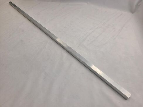 6061 شريط مربع الألومنيوم ، 5/8 "مربع × 36" ، مخزون طويل ، T6511 in Saudi Arabia
