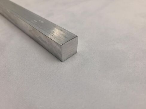 6061 شريط مربع الألومنيوم ، 5/8 "مربع × 36" ، مخزون طويل ، T6511 in Saudi Arabia