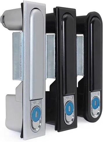 Zinc Alloy Distribution Cabinet Electric Box Lock Switch Cabinet Door Lock Flat Lock 1Pcs(GS0001-1) in Kuwait