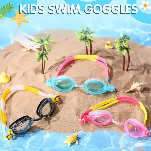 Macarrie 30 Pcs Kids Swim Goggles Bulk Child Swimming Goggles Gifts for Boys Girls Toddler Pool Surfing Diving in Saudi Arabia