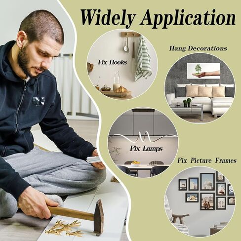 360PCS 4-Size Variety Pack Self Drilling Drywall Metal Expansion Anchor with Screws Kit and Drywall Screws for Drywall,Create Secure Holes Without Drilling in Saudi Arabia