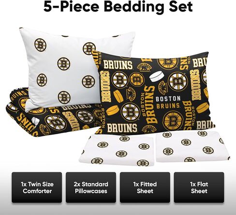 FOCO BOSTON BRUINS NHL Team Color Sed في حقيبة المعزيرة ذات 5 قطع - ممتلئة - ممتلئة in Saudi Arabia