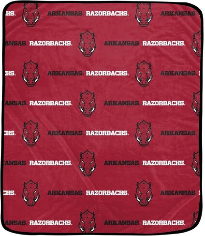 Officially Licensed NCAA Repeat Logo Wordmark Ultra Soft Blanket in Saudi Arabia